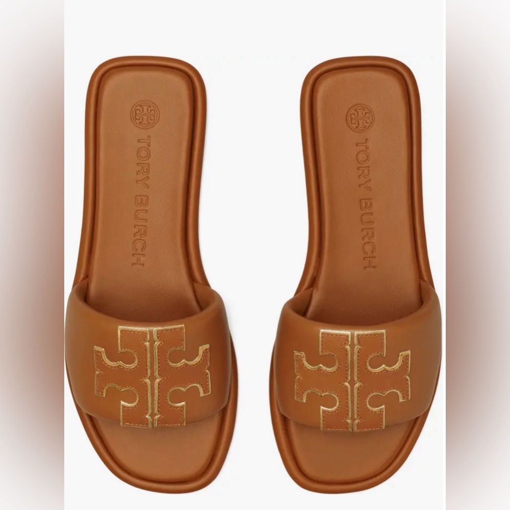 Double-T Leather Sport Slide Sandal (Women)  Sz8 - Picture 13 of 14